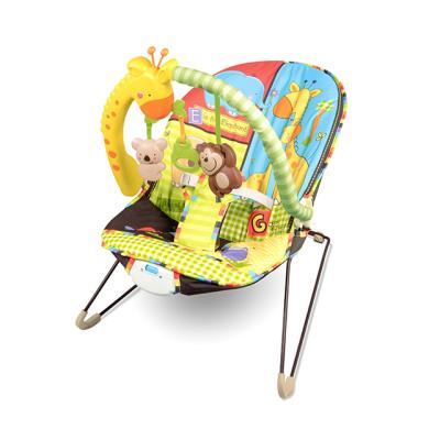 China Multi-Function Plastic Hanging Rocking Chair Baby Safety Rocking Chair Toys Soft Music and Vibration Kids Rocking Chair 65*50*56cm for sale