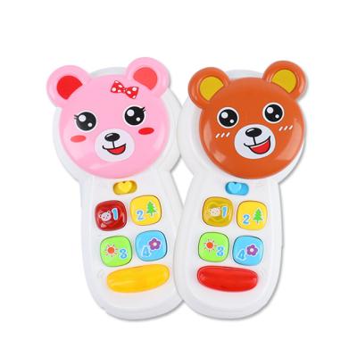 China Battery Operated Toy Electron Sound And Light Cartoon Learning Cell Phone Music Phone Story Machine Baby Early Education Mobile Toy Baby Cells for sale