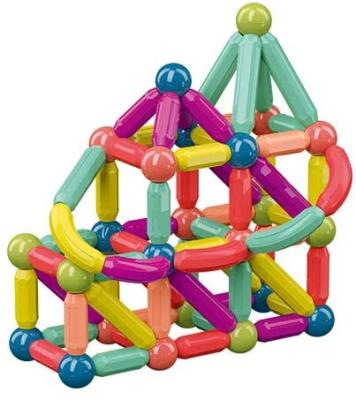 China Construction Toy Magnetic Balls and Rods Set, Magnetic Building Set, Magnetic Safe Rod of Balls and Sticks Stacking Toy for Boys and Girls 3+ for sale