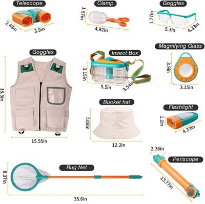 China Outdoor Explorer Kit, Kids Camping Toys Gear Set, Insect Catching Kit For Toddlers Nature Exploration Kit 32*10*32cm for sale