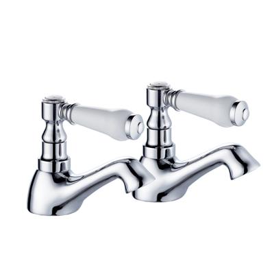 China English Style Bath Basin Washing Faucet Brass Mixer Taps for sale