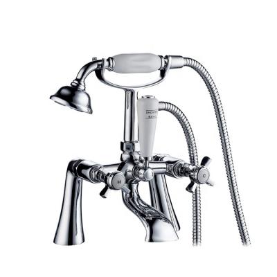 China Without Slide Bar Bath Filler Waterfall Faucet Shower Mixer Taps for sale