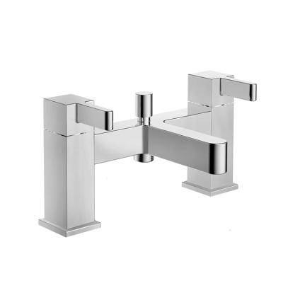 China Without Slide Bar Classic Brass Waterfall Mixer Taps Bathtub Faucet Set for sale