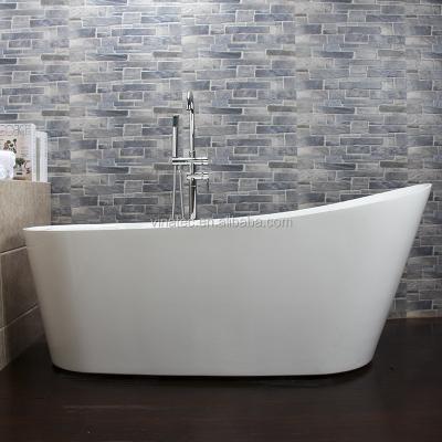 China New Design High Quality Freestanding Acrylic Freestanding Seamless Bathtub Higher Head Side B9065 for sale