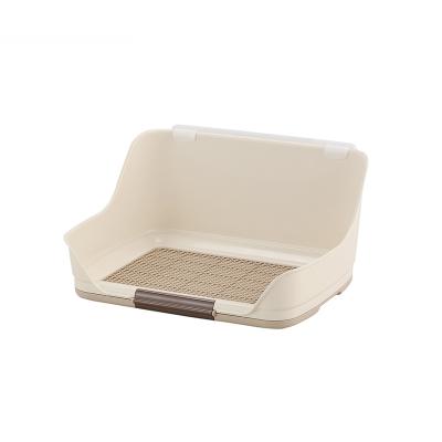 China Mesh Training Potty Tray Viable For Small Dogs Puppy Training Indoor Japanese Plastic Tray for sale