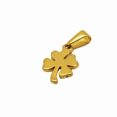 China Lead& Nickel Free Wholesale Gold Jewelry Women Four Leaf Clover Necklace Pendant for sale