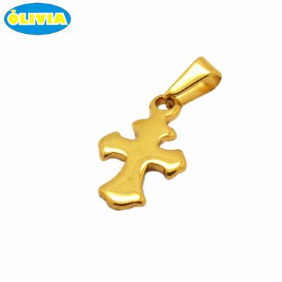 China Lead& Nickel Plated Glitter Free Fashion Simple Gold Cross Jewelry,Cheap Western Mens Cross Necklace Pendants For Jewelry Making for sale