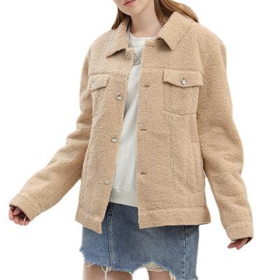 China wholesale 2022 Anti-wrinkle autumn winter wear polyester fleece wool jacket women's jackets and coats for sale