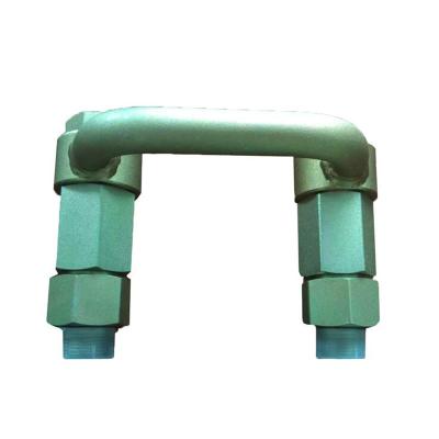 China Hydraulic Cylinder Elbow Hydraulic Cylinder Fittings Piping Molding Sloped Straight Elbow for sale