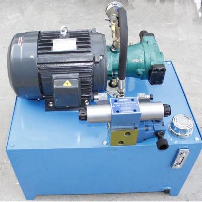 China Casting Plunger Pump Motor 4KW-4P-380V Plunger Pump Station High Pressure Hydraulic System for sale