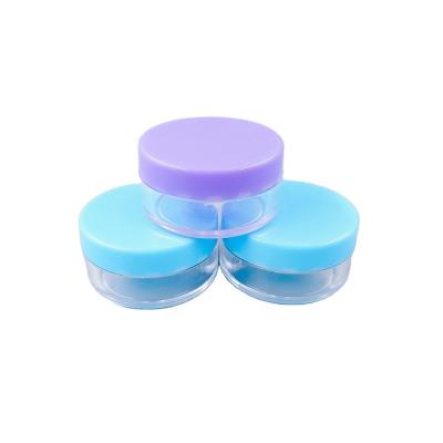 Chine 10ml  Loose Powder Cosmetic Container Jar Colorful Plastic  PJ1008 à vendre