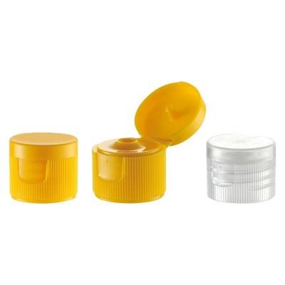 Китай In Stock Clear 24mm 28mm Dispenser Flip Top Cap 24/410 Plastic Flip Top Lid продается