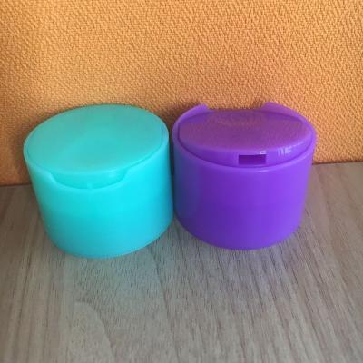 Китай Yuyao hot sale colorful 24/410 plastic double wall disc top cap продается