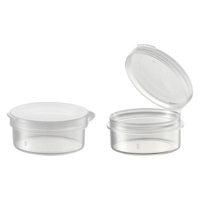 중국 10g pharmaceutical pill container conjoined cap jar 10ml transparent flip top jar 판매용