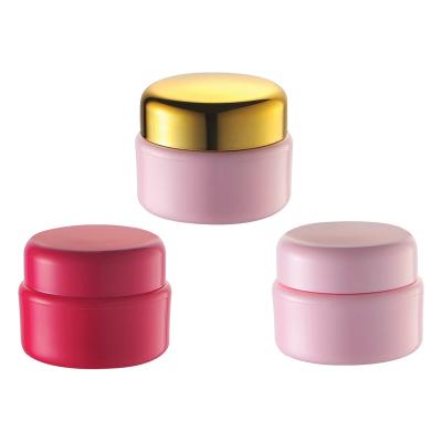 Chine colorful plastic cosmetic jar plastic jars with lids 5ml double wall plastic jars à vendre