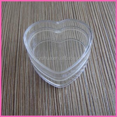 중국 PJ1020 Cosmetic Container Jar PS 4ml Heart Shape  For Small Things 판매용