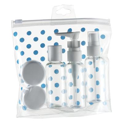 China Cosmetic Lotion Shampoo Travel Bottle Set  With PET  Material for sale