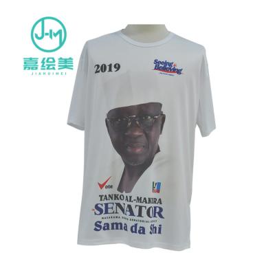 China Custom Cheap High Quality Anti-Shrink Batch Guatemala Election Campaign T-shirt from JHM for sale