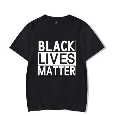 China JALOFUN USA Custom Anti-Shrink T-Shirt Print Georges Floyd Custom Black Man Lives Matter I Can; t breathe oem clothing for sale