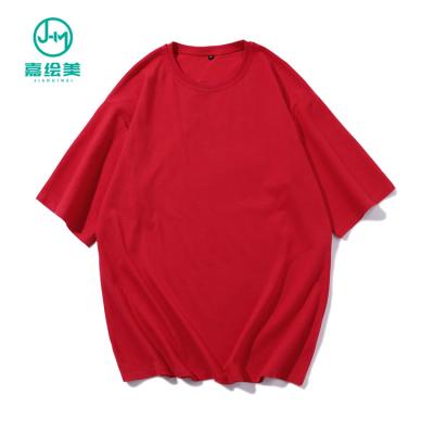 China Wholesale Custom Cheap Anti-Shrink Fashion Half Sleeve Relaxed Oversized T-shirt Men Printed 100% Cotton for sale