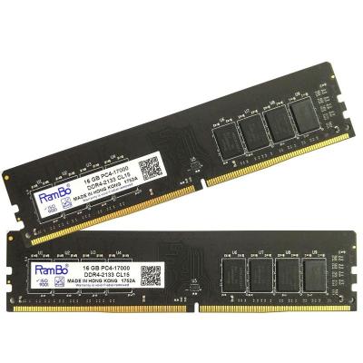 China Best Wholesale RAMBO DDR4 2133 16GB UNBUF DIMM (1GX16) CL17 10L Dram Module Desktop Hot Sale Price for sale