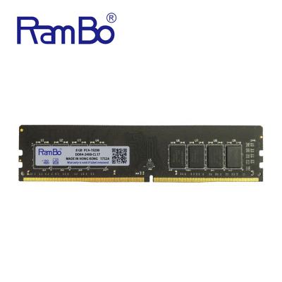 China Desktop Rambo DRAM For PC Desktop RAM Memory DDR4 2400 PC4-19200 Long DIMM 8GB for sale