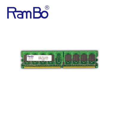 China Desktop RAM DDR2 533Mhz PC2-4200 CL4 16chips 2GB Memory Desktop RAM RamBo Long Dimm for sale