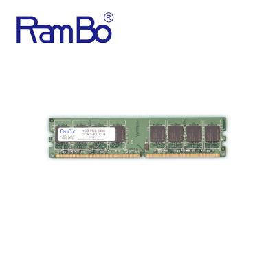 China Long RamBo Dimm DDR2 800mhz PC2-6400 CL6 8chips 1GB Desktop Desktop RAM for sale