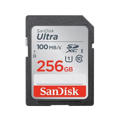 China Original SanDisk SD Card SDXC Ultra Card UHI-I Class10 256gb Memory Card SDSDUNR-256G-GN6IN for sale