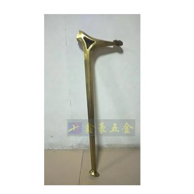 China Modern Guangzhou Xin Hao Manufacturer direct selling furniture feet Aluminum table leg of plating colors for sale