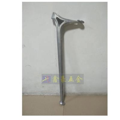 China Modern Xin Hao ZT series Plated Metal Furniture Sofa Legs For Furniture Metal Aluminum Alloy Leg for sale