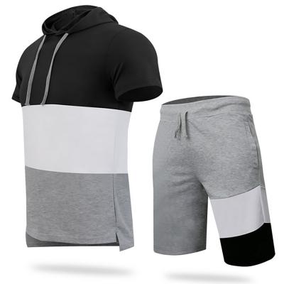 China Hot Selling Soft Summer Men's Overall Short Sleeve T-Shirt With Shorts Sports Casual Tracksuit For Men for sale