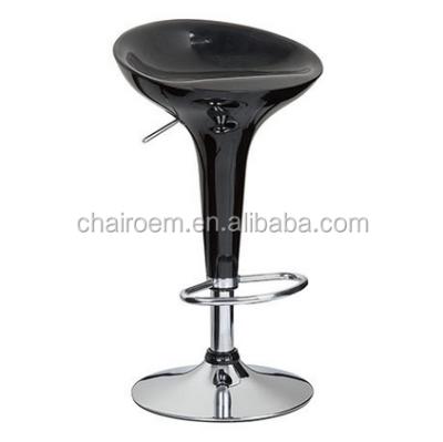 China 360 Degree Rotating GUYOU ABS Kitchen Bar Stools Barstools Kitchen Umpire Chair for sale