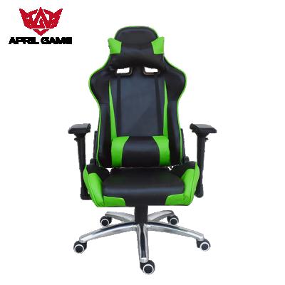 China (Size)Adjustable CPU Cadeira High Quality Leather Sedia Silla Gamer Stuhl Gaming Chair April Green Game Y-2711-4D for sale