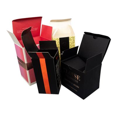 China Hot Selling Recycled Materials Cosmetic Packaging Box Perfume Paper Packaging Card Box for sale