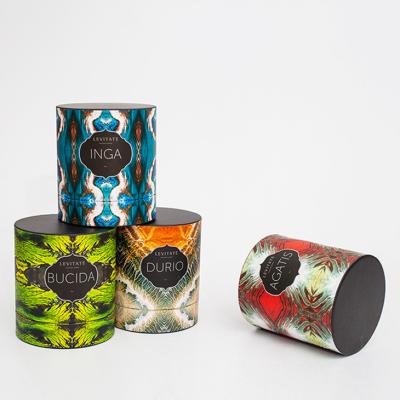 China Recycled Materials Round Soap Packaging Box Natural Luxury For Soap Wrapping Paper for sale