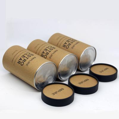 China Handmade Food Grade Packaging Paper Tube Organic Powder Packet Can for sale