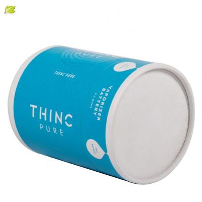 China Food Grade Cylinder Herb Tea Box Packaging Cardboard Round Paper Tube for sale