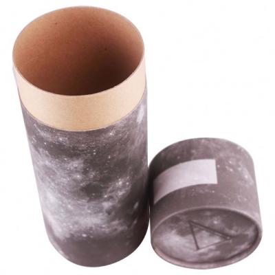 China Recycled Materials Christmas Customized Luxury Water Bottle Wine Tube Round Boxes Packaging for sale