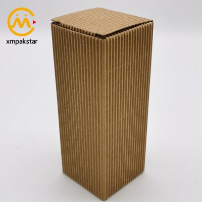 China Small Recyclable Environmental Eco Friendly Biodegradable Corrugated Brown Kraft Paper Packaging Box for sale