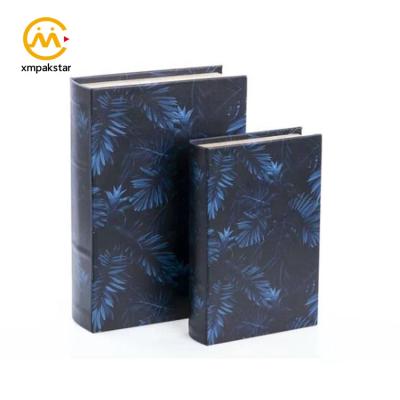 China Custom Recyclable Faux Book Shape Decoration Printing Fashion Openable Favor Box For Gift Packaging for sale