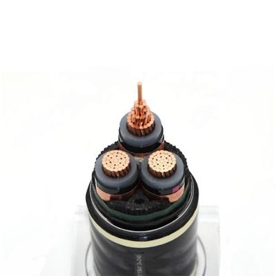 China Underground XLPE Insulated Armored Medium Copper Conductor Screened MV Conductor XLPE Power Cable 150mm2 Copper Conductor Cable for sale