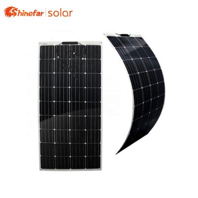 China Mono System Flexible Solar Panel 200w 275w 300w High Efficiency Solar PV Module (Semi Flexible) for sale