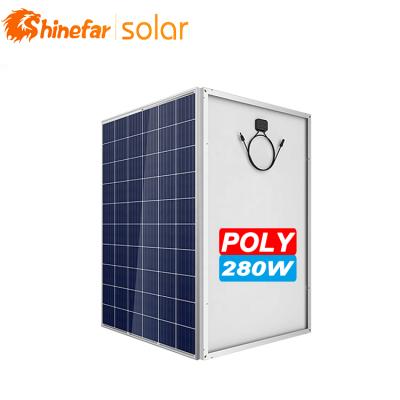 China 20A Poly Solar Poly Solar Panel 280w 60 Cells OEM Factory Price for sale