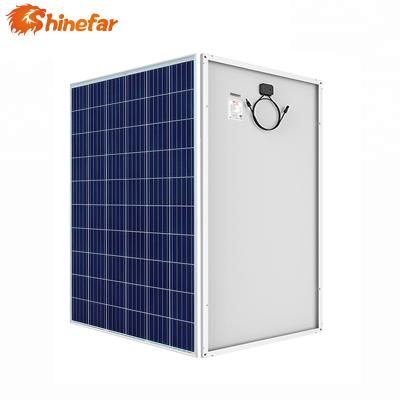 China Shinefar Solar Panels 5bb Full Poly Silicon Solar PV Module 270w 280w 156.75mmx156.75mm for sale