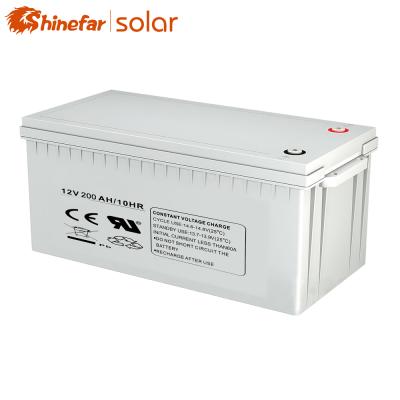 China deep cycle lead acid battery solar power system solar battery 12v 100Ah 150ah 200ah price for sale