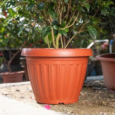 China Eco - Friendly Customized Size 4 6 8 10 Inch Small Plastic Flower Pot Outdoor Garden for sale