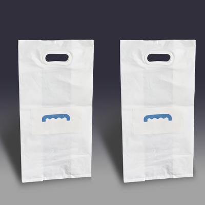 China Large Catering Plastic Promotional Heavy Duty Hard Sachet Package Biodegradable Plastic Bag for sale