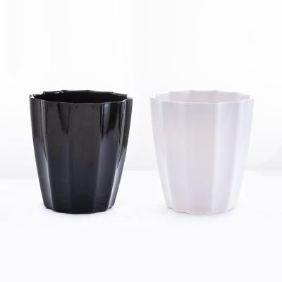 China Direct Selling Eco-friendly Indoor Plastic Fashion Factory Colorful Flower Pot for sale