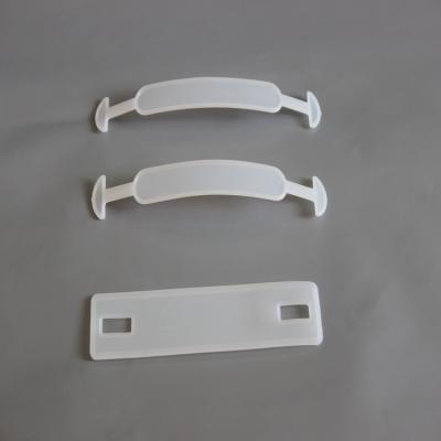 China Excellent Supplier Eco - Friendly Golden Carry White Plastic Handle For Packaging for sale